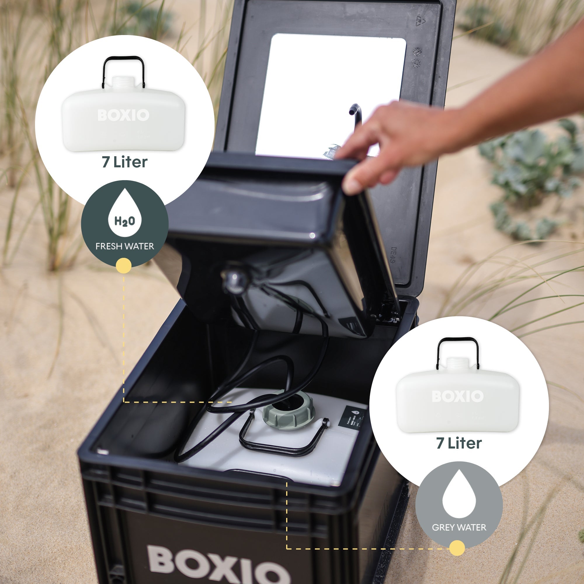 BOXIO WASH XL camping sink