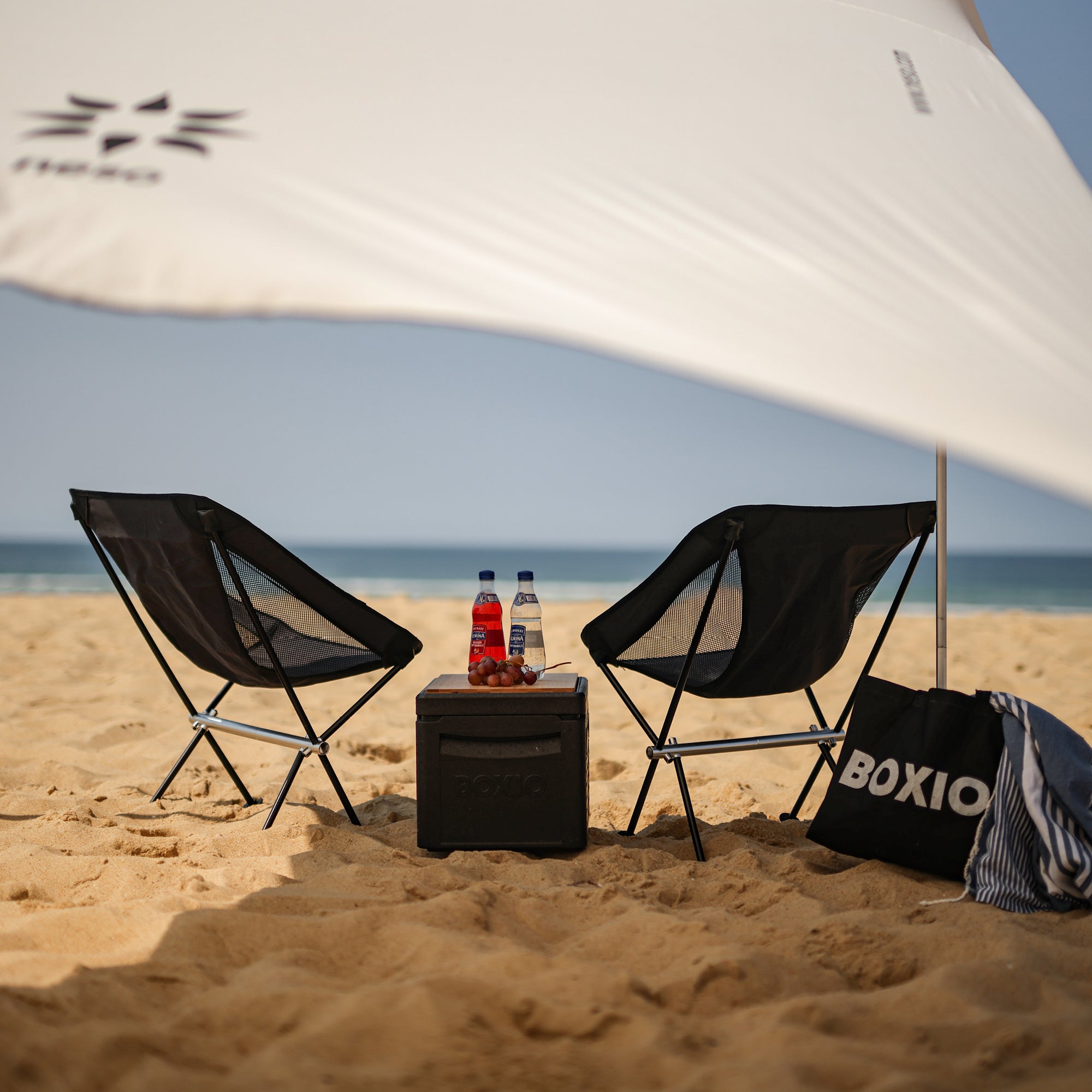 BOXIO CHAIR Set of 2 I ultralight camping chair with box