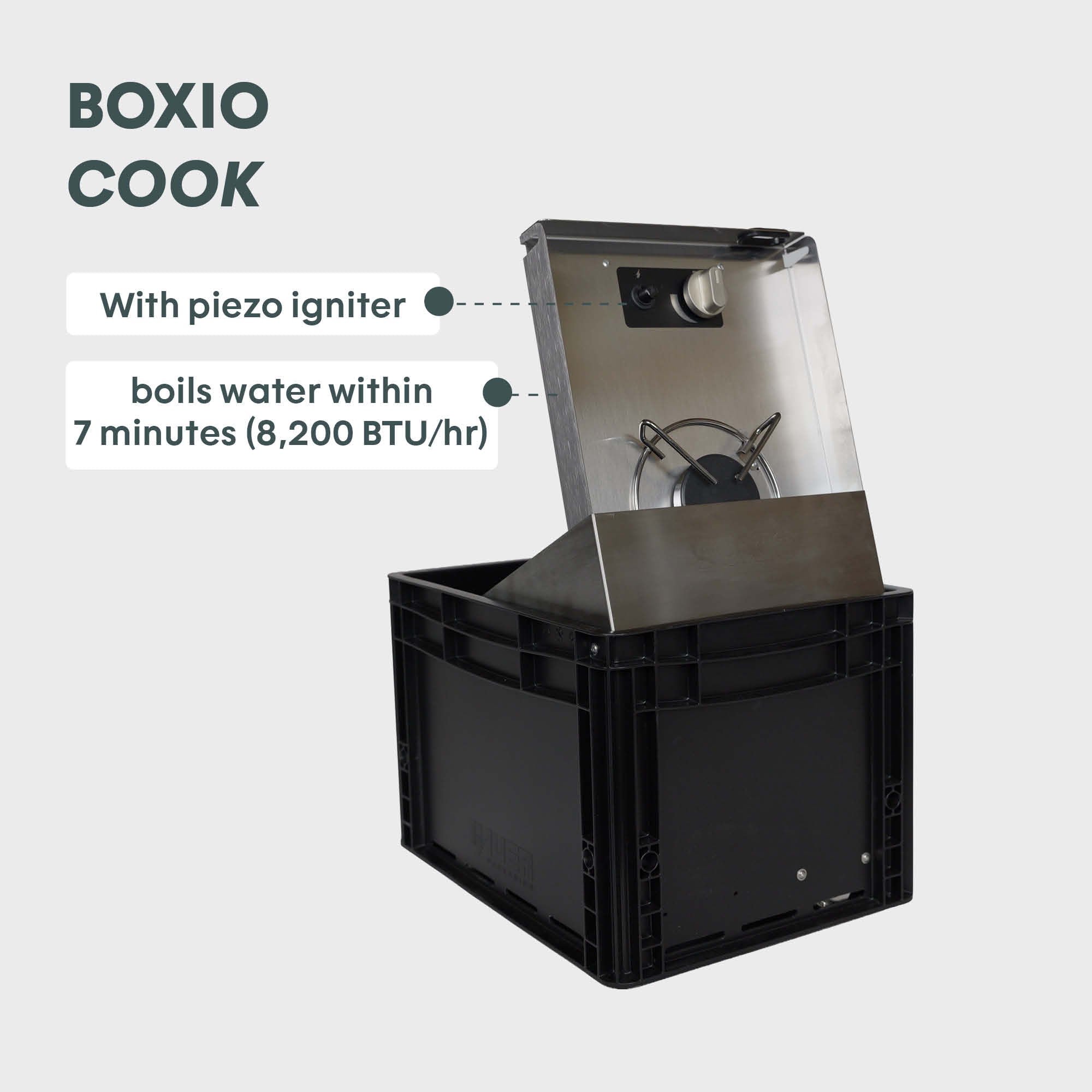 BOXIO KITCHEN LITE I Cuisine de camping compacte pour l'extérieur
