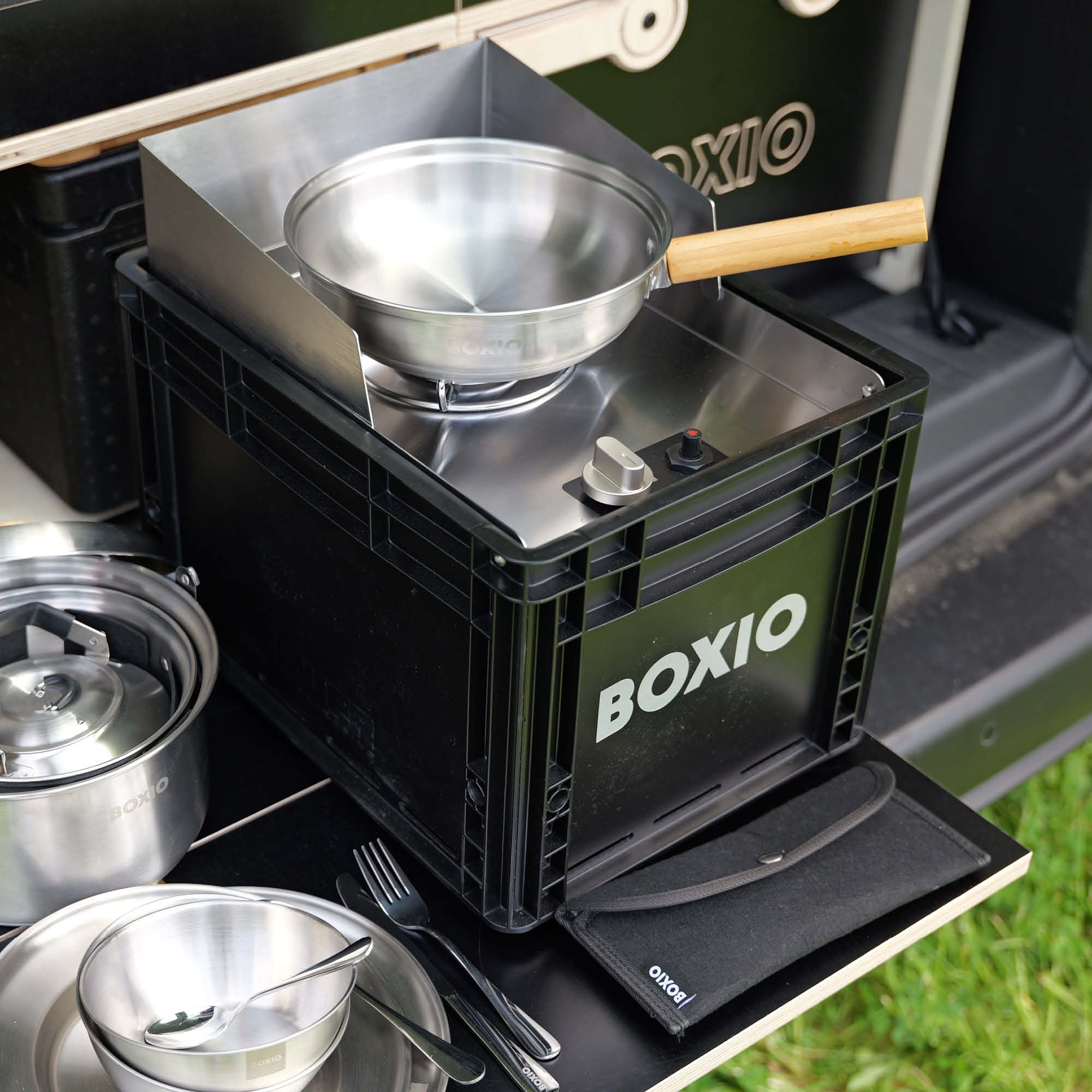 BOXIO KITCHEN PLUS I Cocina de camping prémium