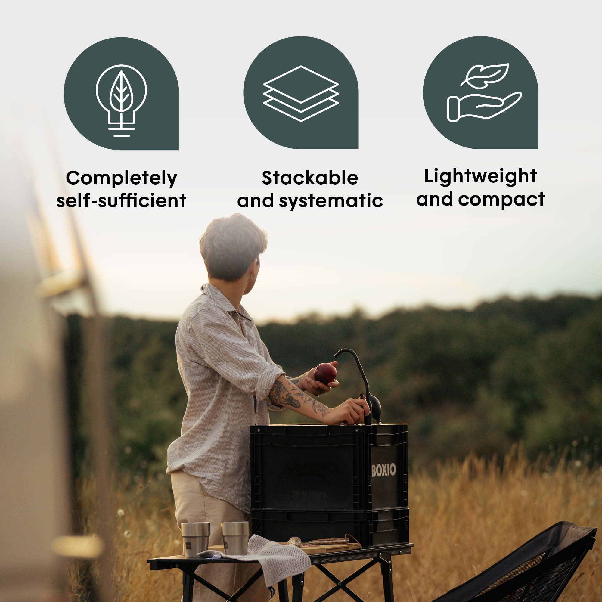 BOXIO KITCHEN PLUS I Cocina de camping prémium
