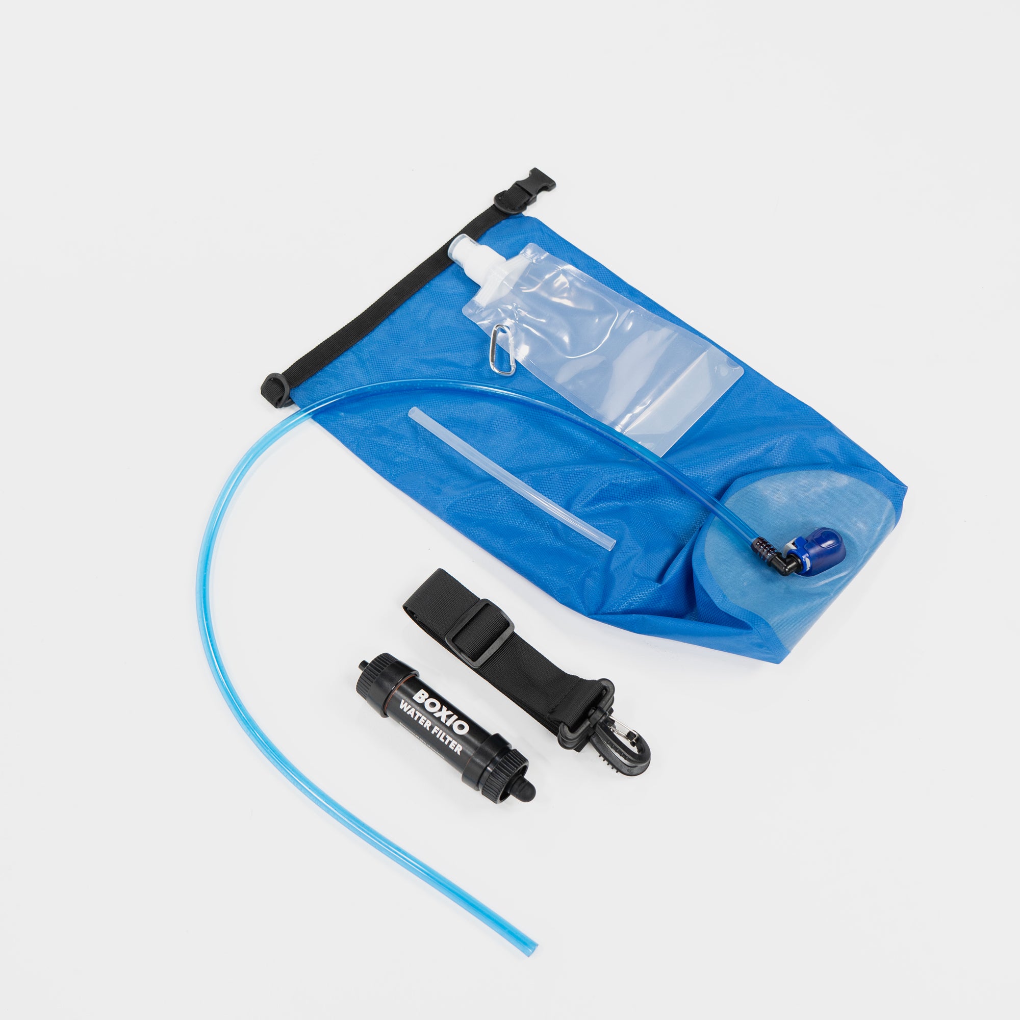 BOXIO WATER FILTER SYSTEM I Water Filter with 1.32 gal Water Bag