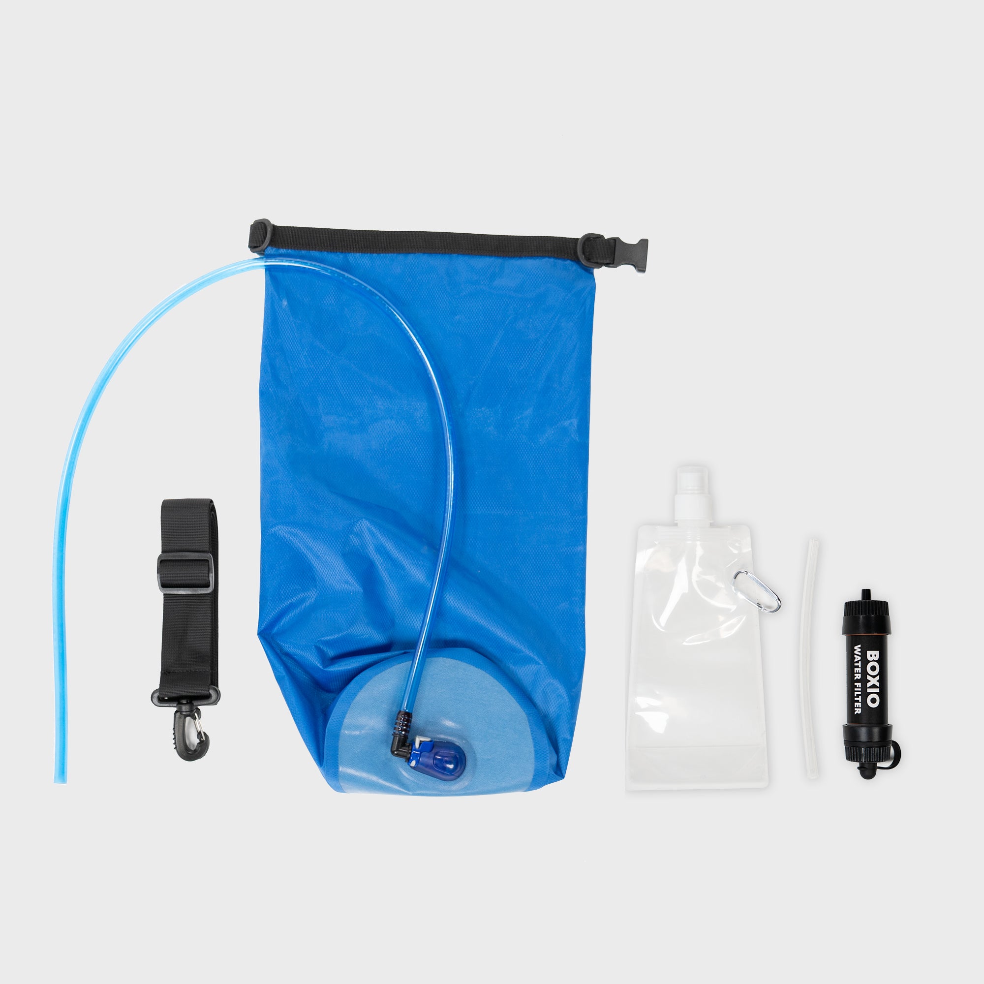 BOXIO WATER FILTER SYSTEM I Water Filter with 1.32 gal Water Bag