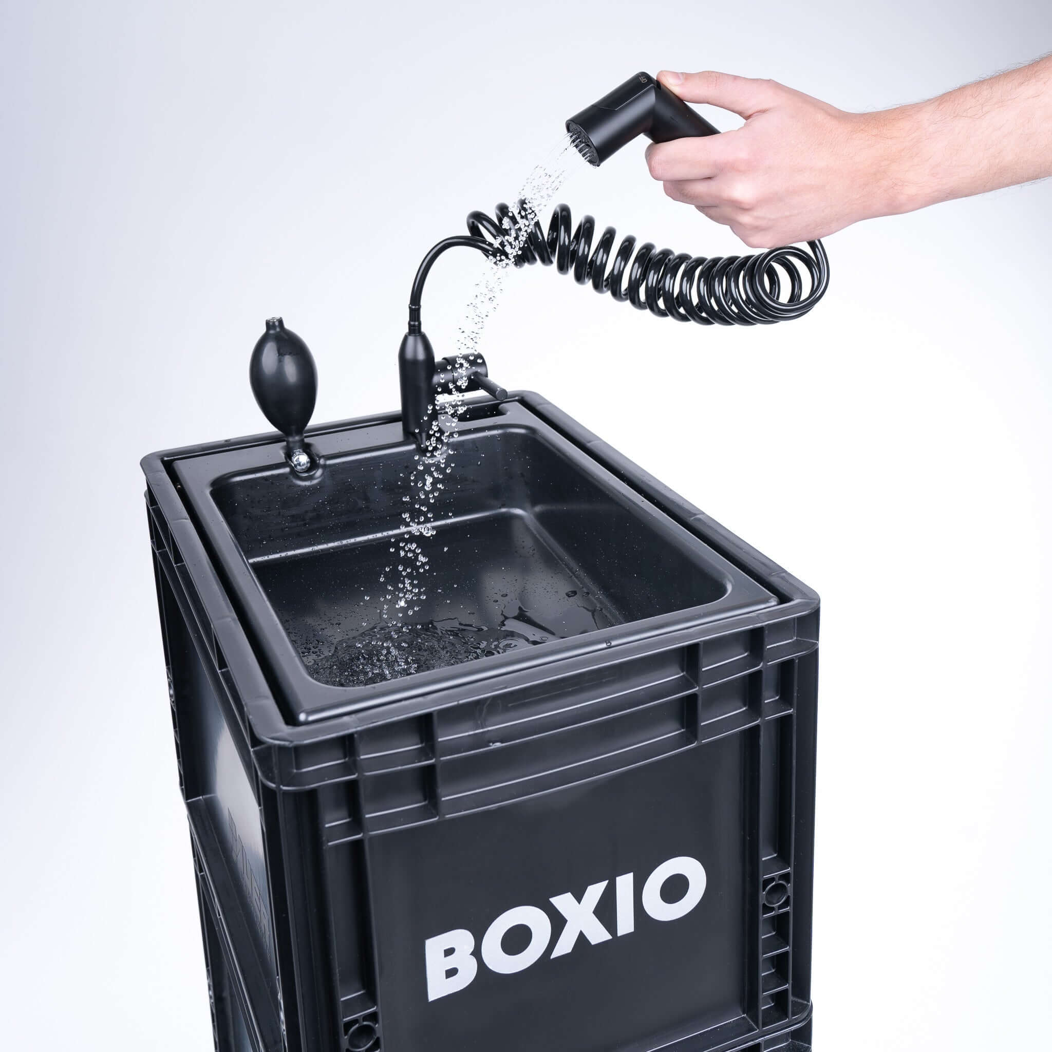 camping shower for portable sink