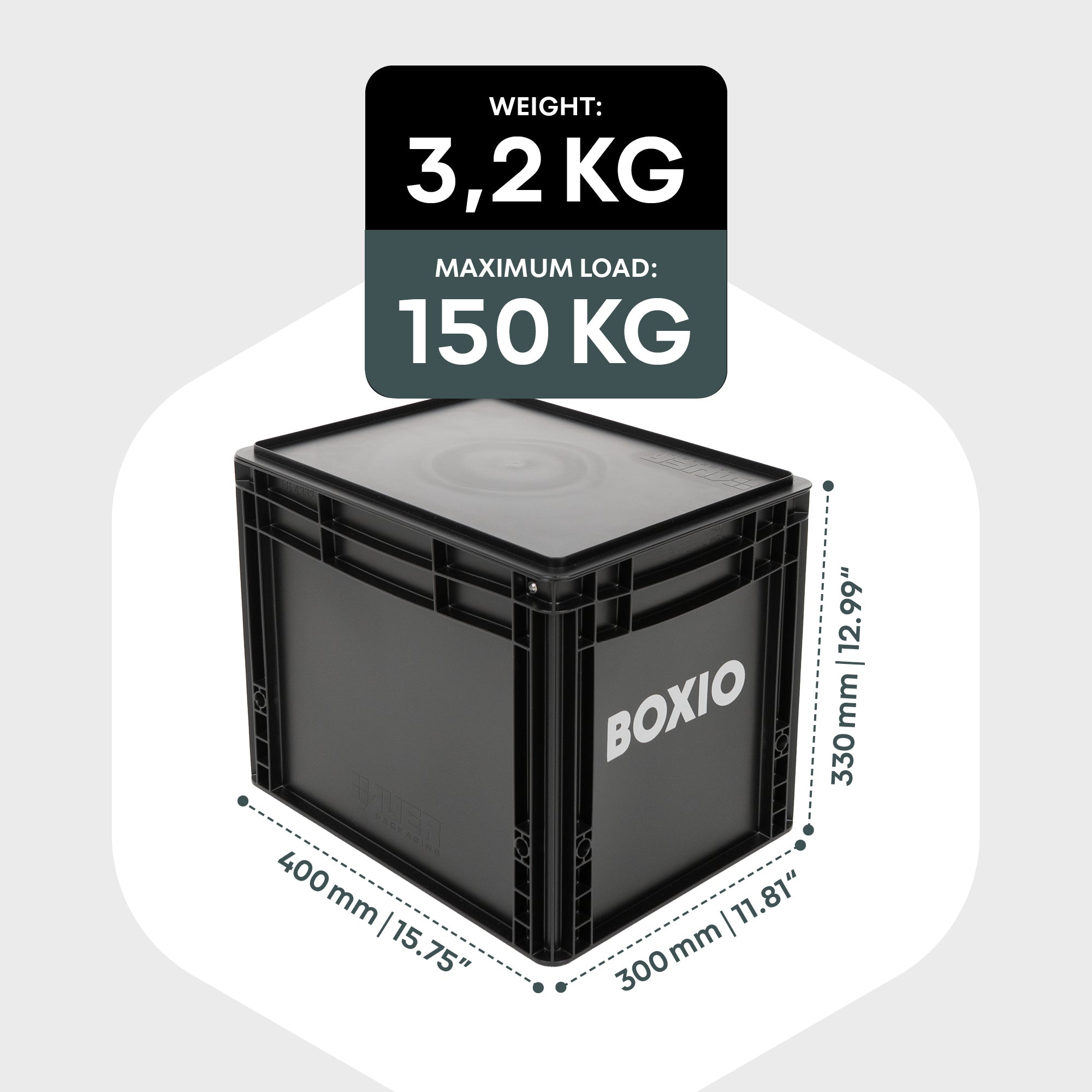 BOXIO TOILET XL MAX+ I Complete Set of Composting Toilet