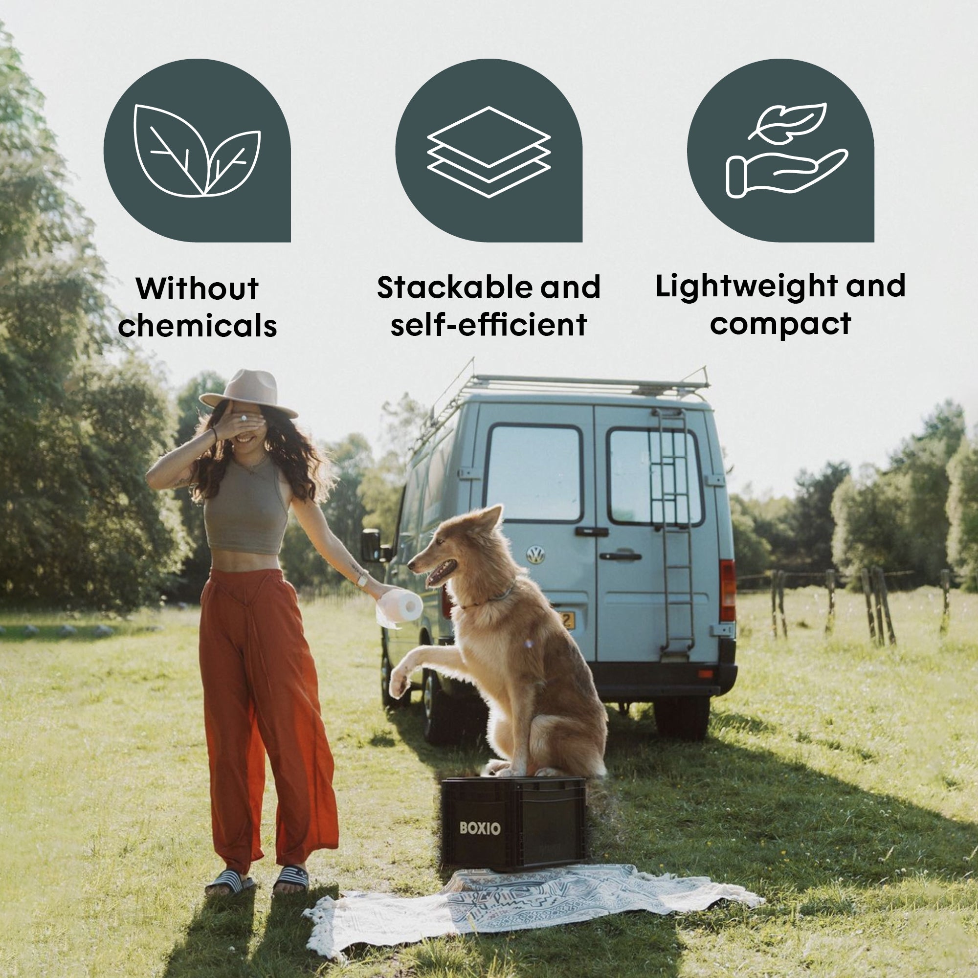 BOXIO TOILET XL PLUS I Composting Toilet with Start-Set