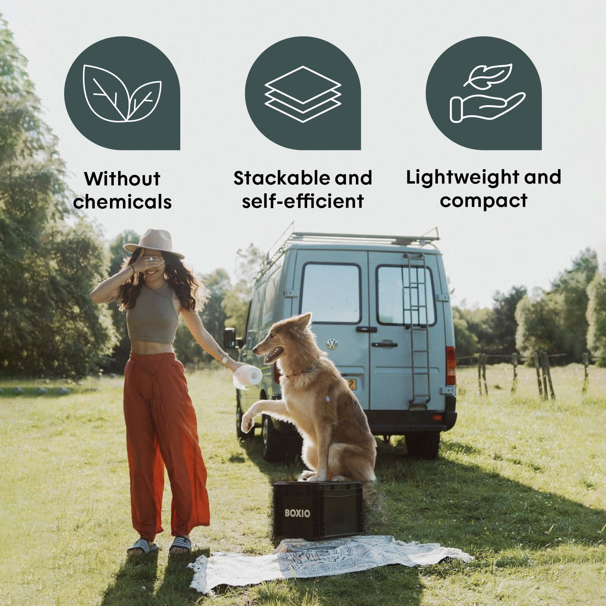BOXIO TOILET XL PLUS I Composting Toilet with Start-Set