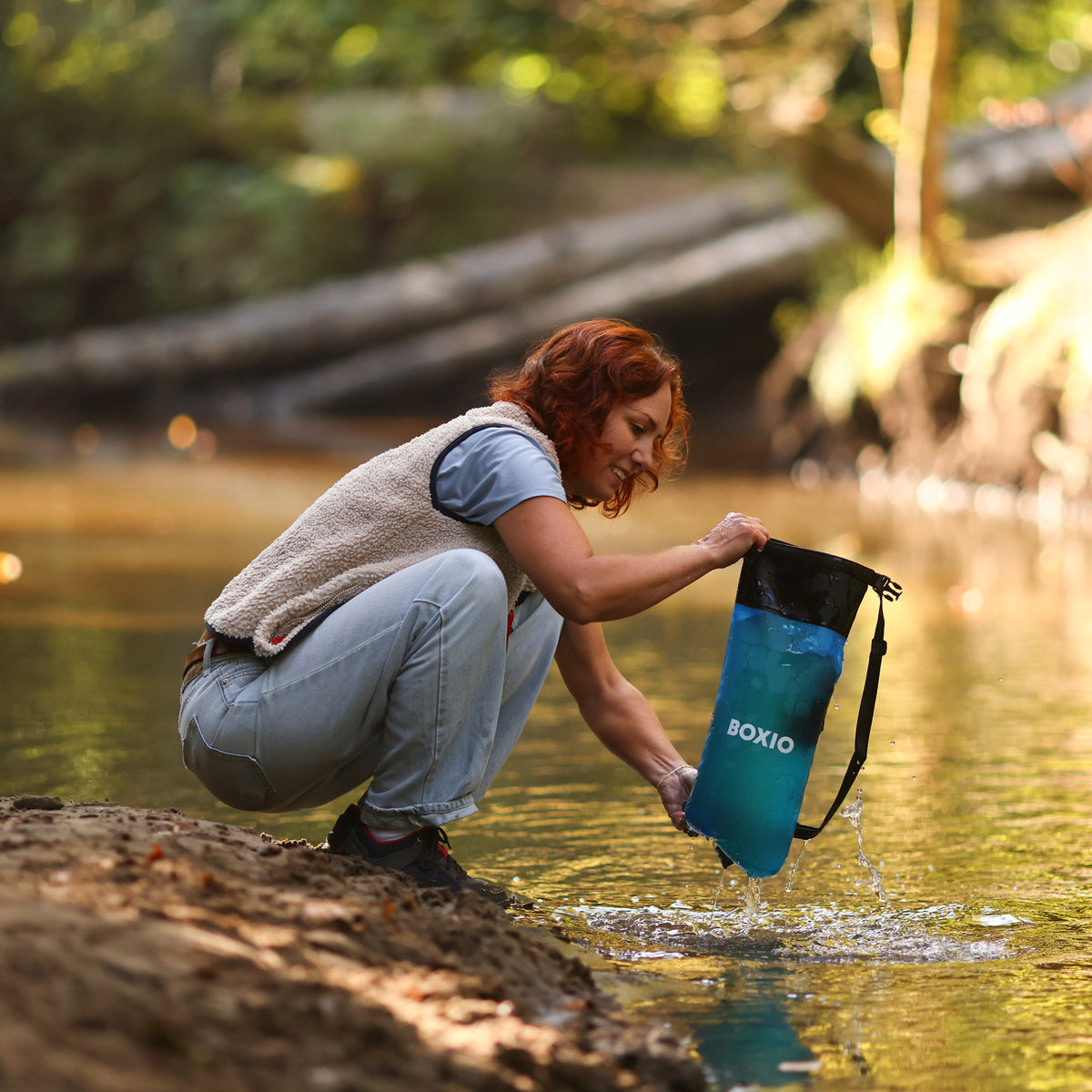 BOXIO WASH MAX + I Camping Washbasin with Water Filter System