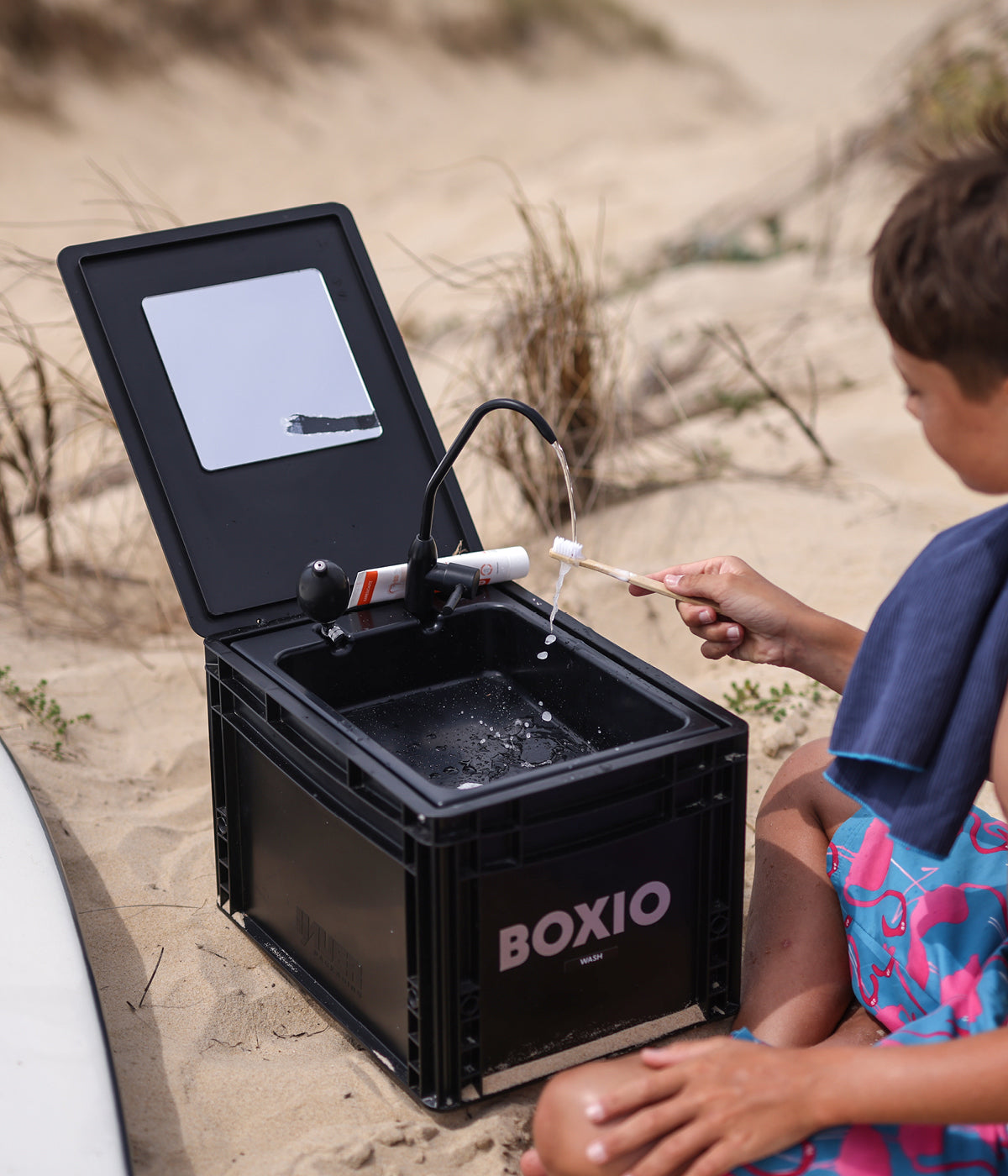 BOXIO WASH MAX + I Camping Washbasin with Water Filter System