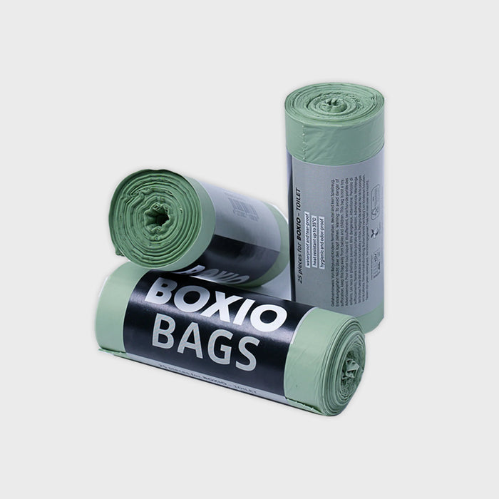 BOXIO - REFILL BUNDLE: 2x 1.5 gallons hemp litter and 3x 25 compostable ...