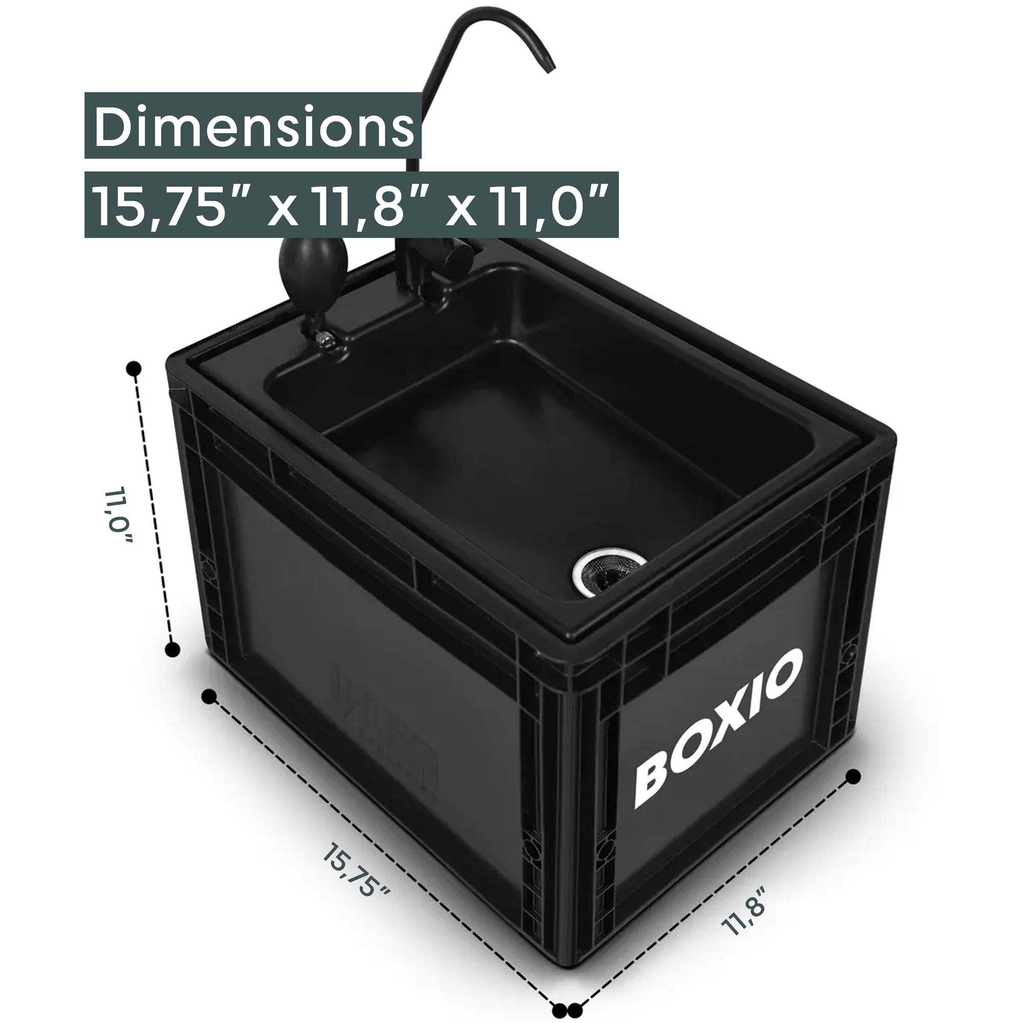 Portable sink Dimesions