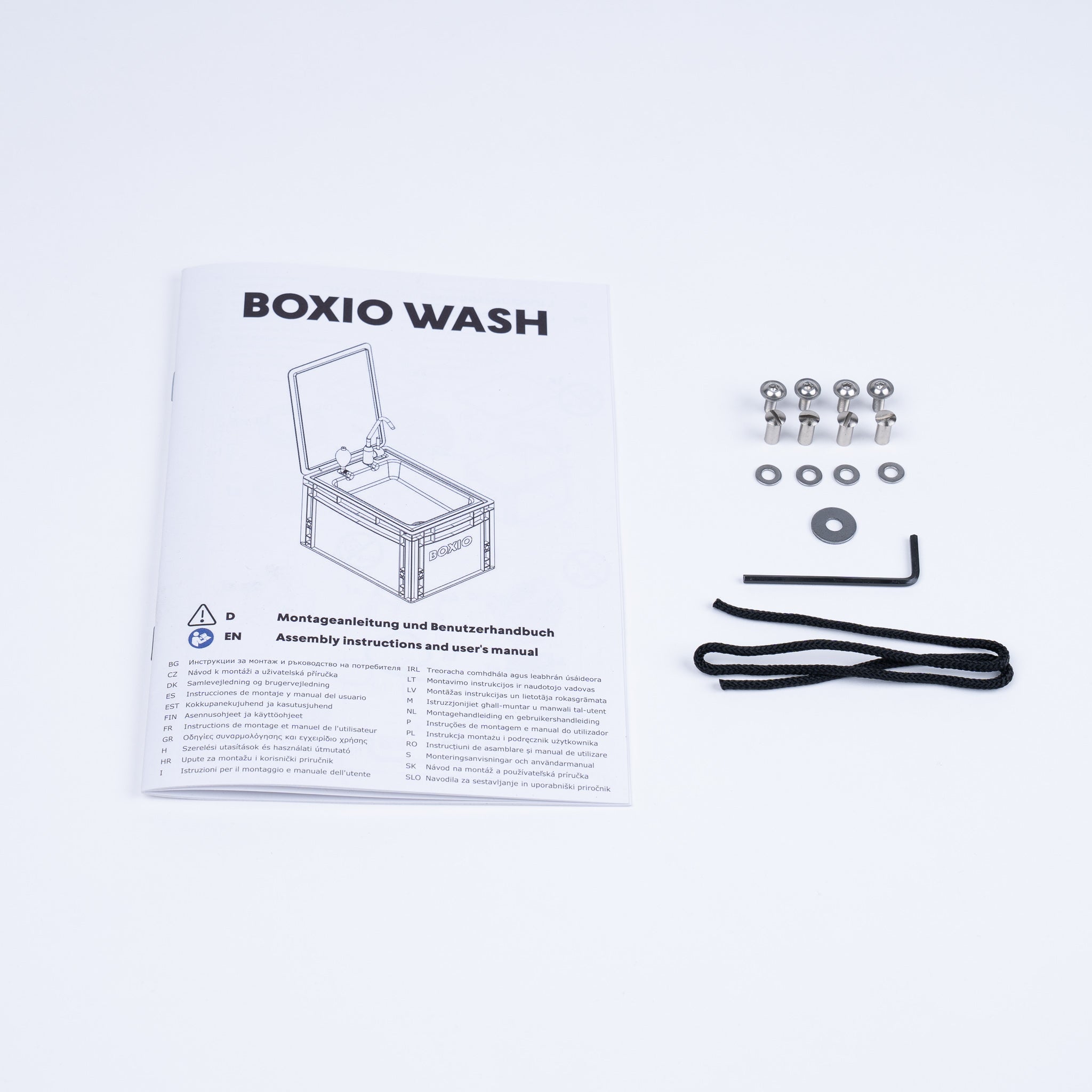 Juego de montaje (WM 1) para BOXIO - WASH